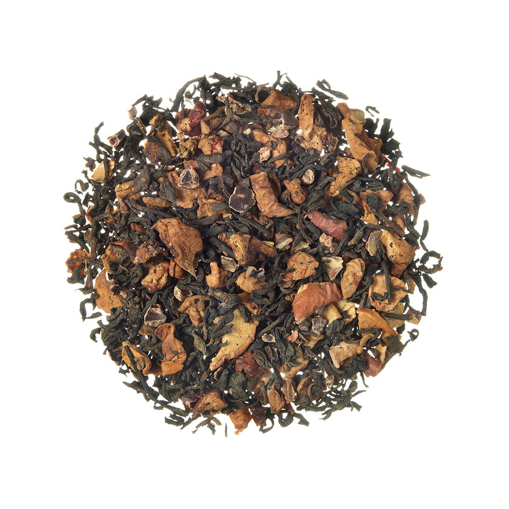 Té rojo (Pu Erh) con crema de fresa - 100 g